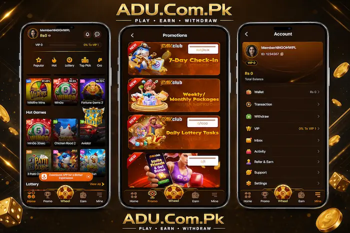 Pak Club Game