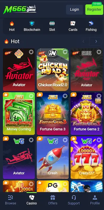M666 Game login