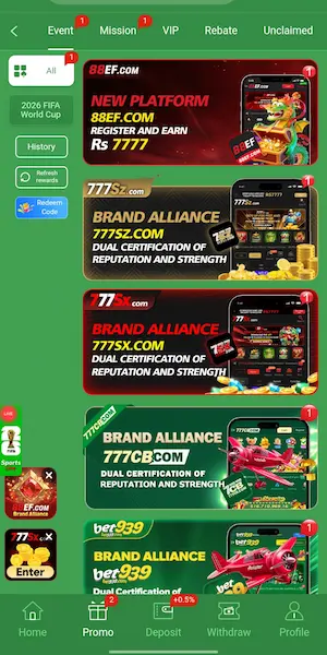 777CX Game login