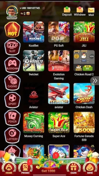 Hot 777 Game login